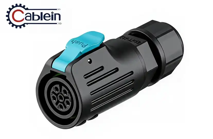 LP12 6-Pin Plastic Waterproof Solder Wire Plug